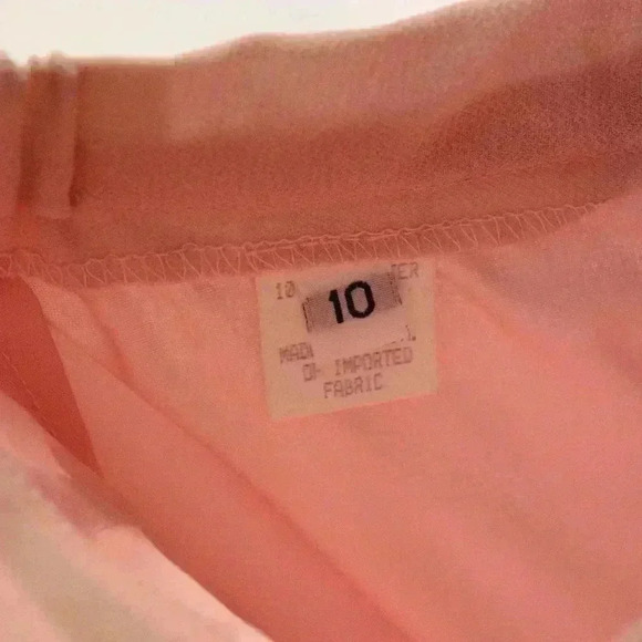 Vintage pink sequined 2 piece shirt and skirt set size 10 Ursula of Switzerland - Picture 14 of 16